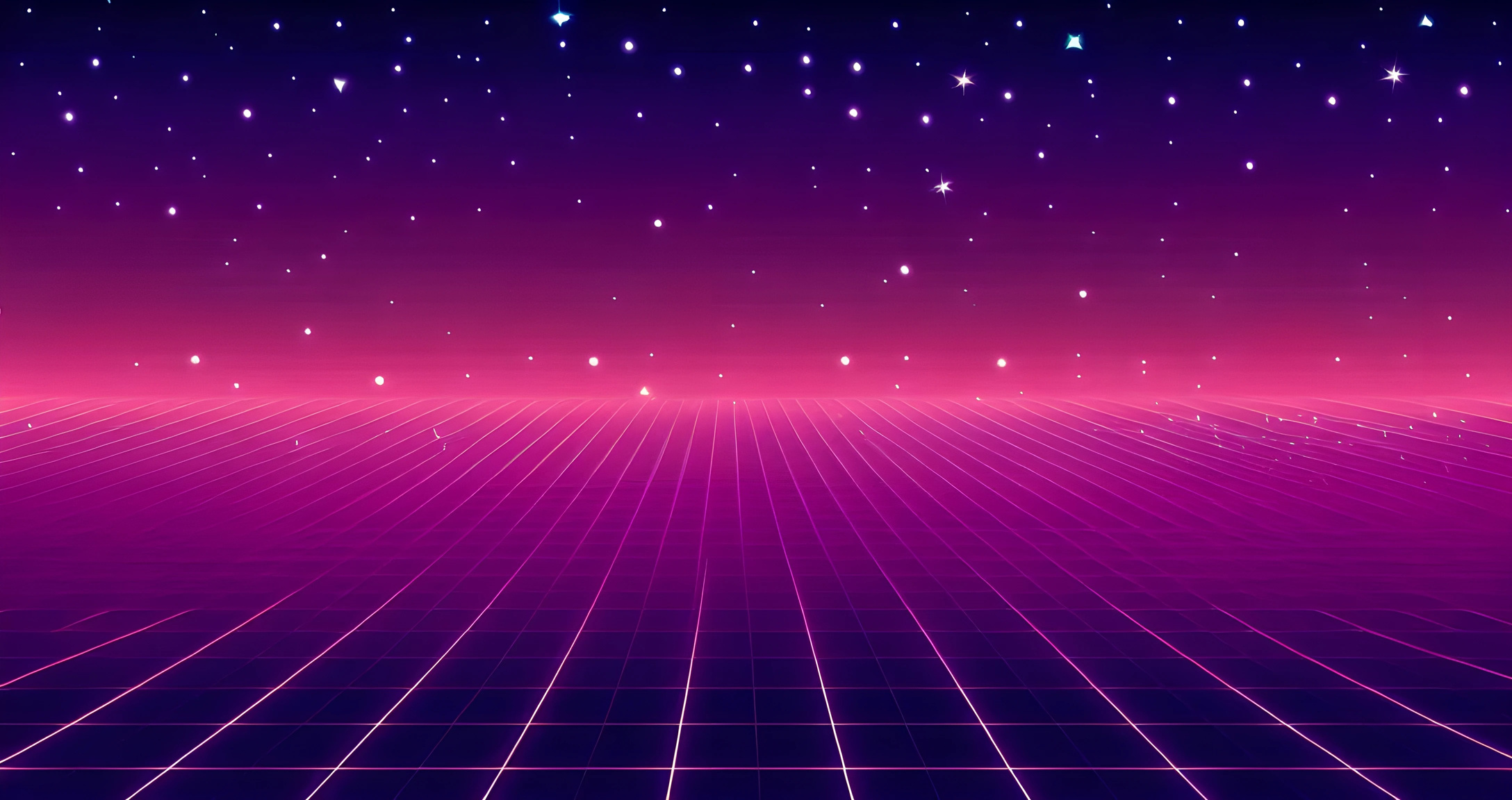 Pink Retro vaporware background cyberpunk laser grid